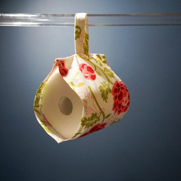 Floral Toilet Roll Holder